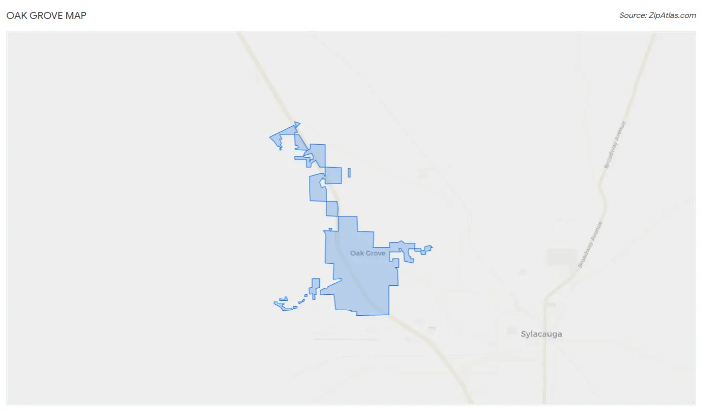 Oak Grove Map