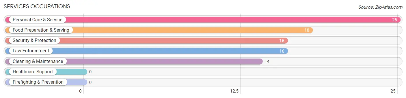 Services Occupations in Stapleton