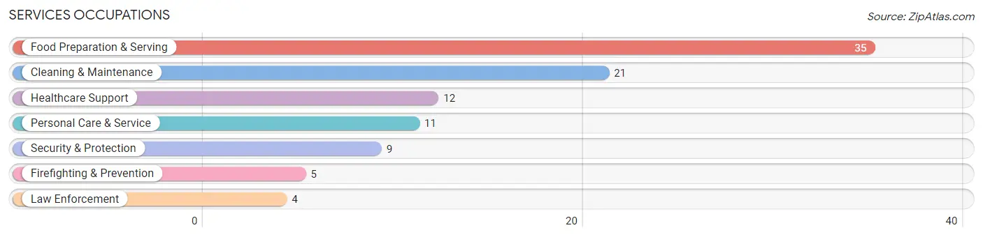 Services Occupations in Summerdale