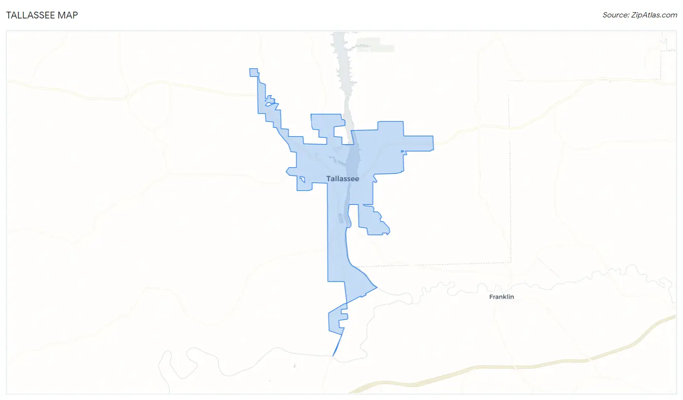 Tallassee Map