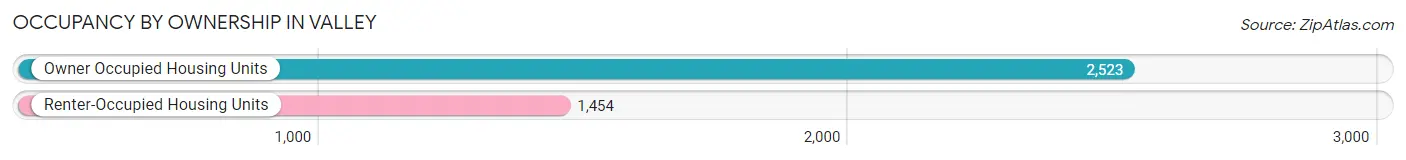 Occupancy by Ownership in Valley