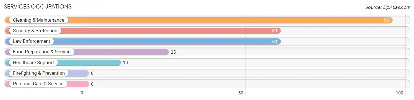 Services Occupations in Warrior