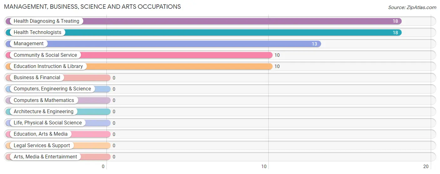 Management, Business, Science and Arts Occupations in White Plains