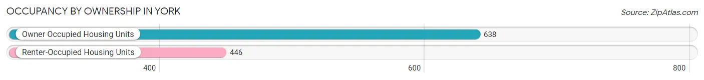 Occupancy by Ownership in York
