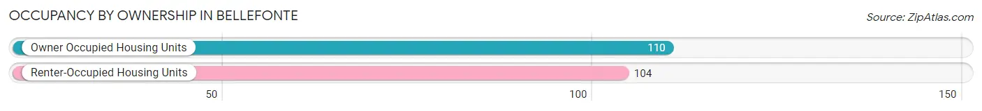 Occupancy by Ownership in Bellefonte