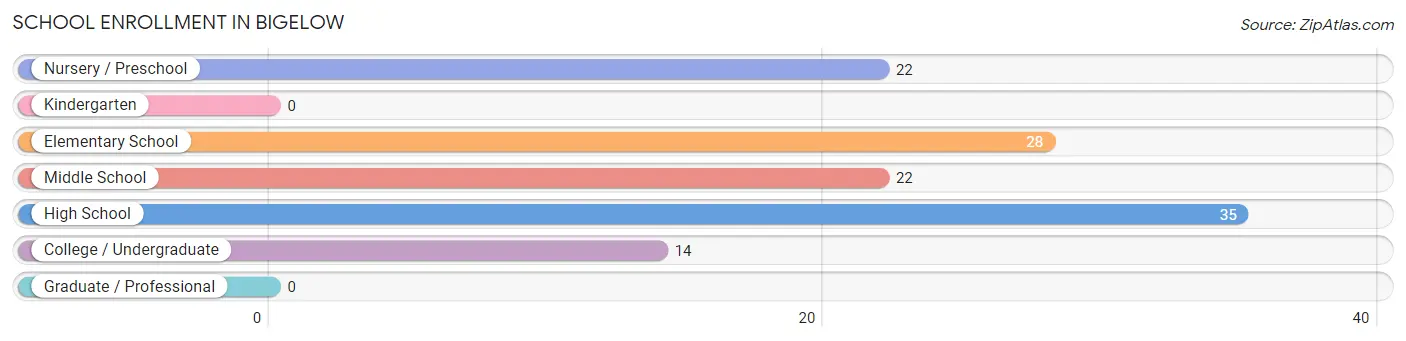 School Enrollment in Bigelow