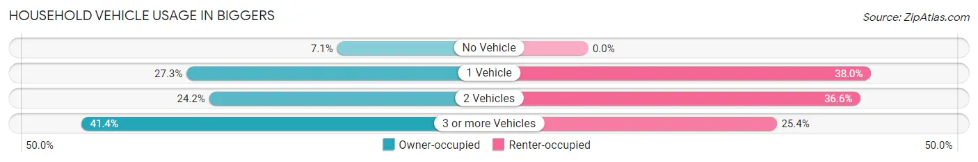 Household Vehicle Usage in Biggers