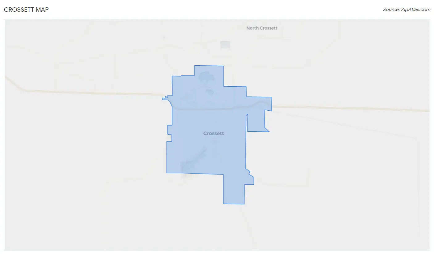 Crossett Map