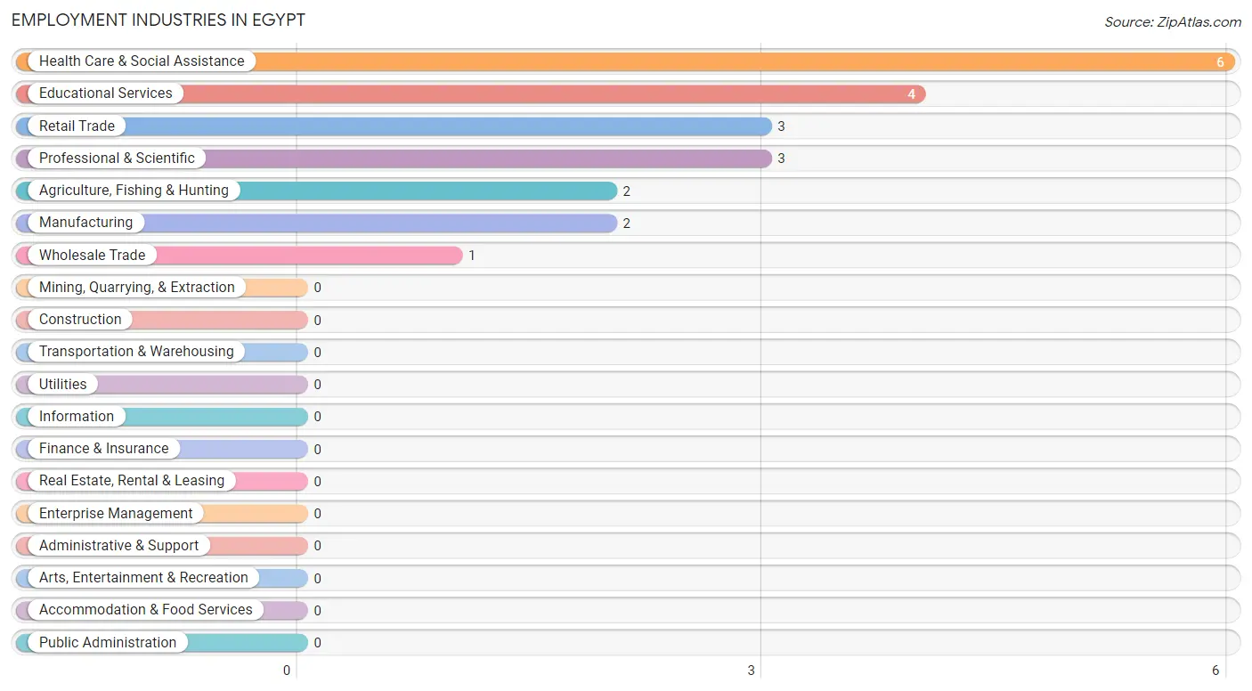 Employment Industries in Egypt