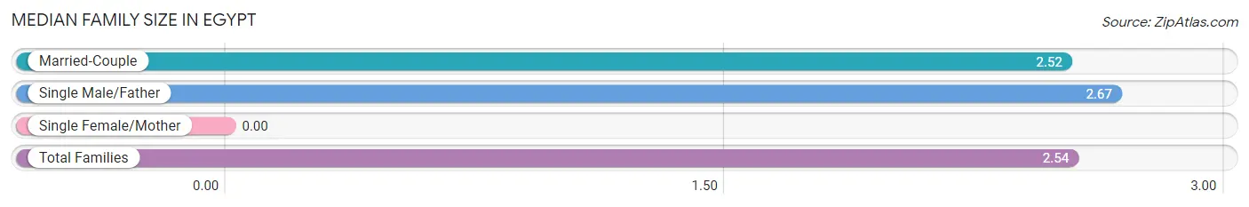 Median Family Size in Egypt