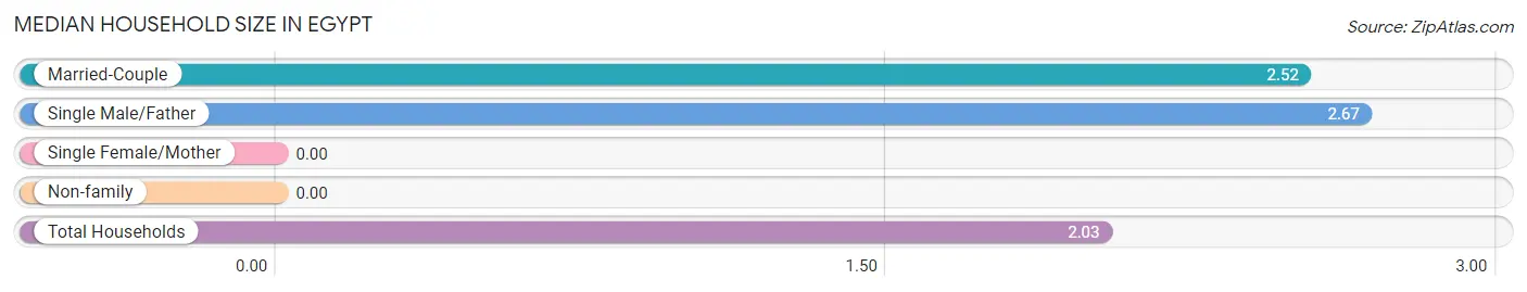 Median Household Size in Egypt