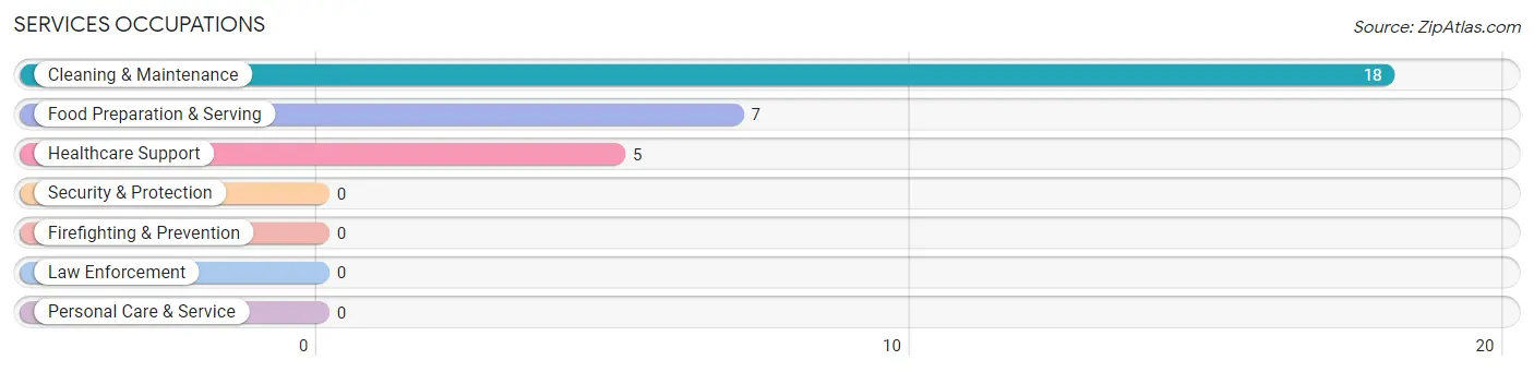 Services Occupations in Garner