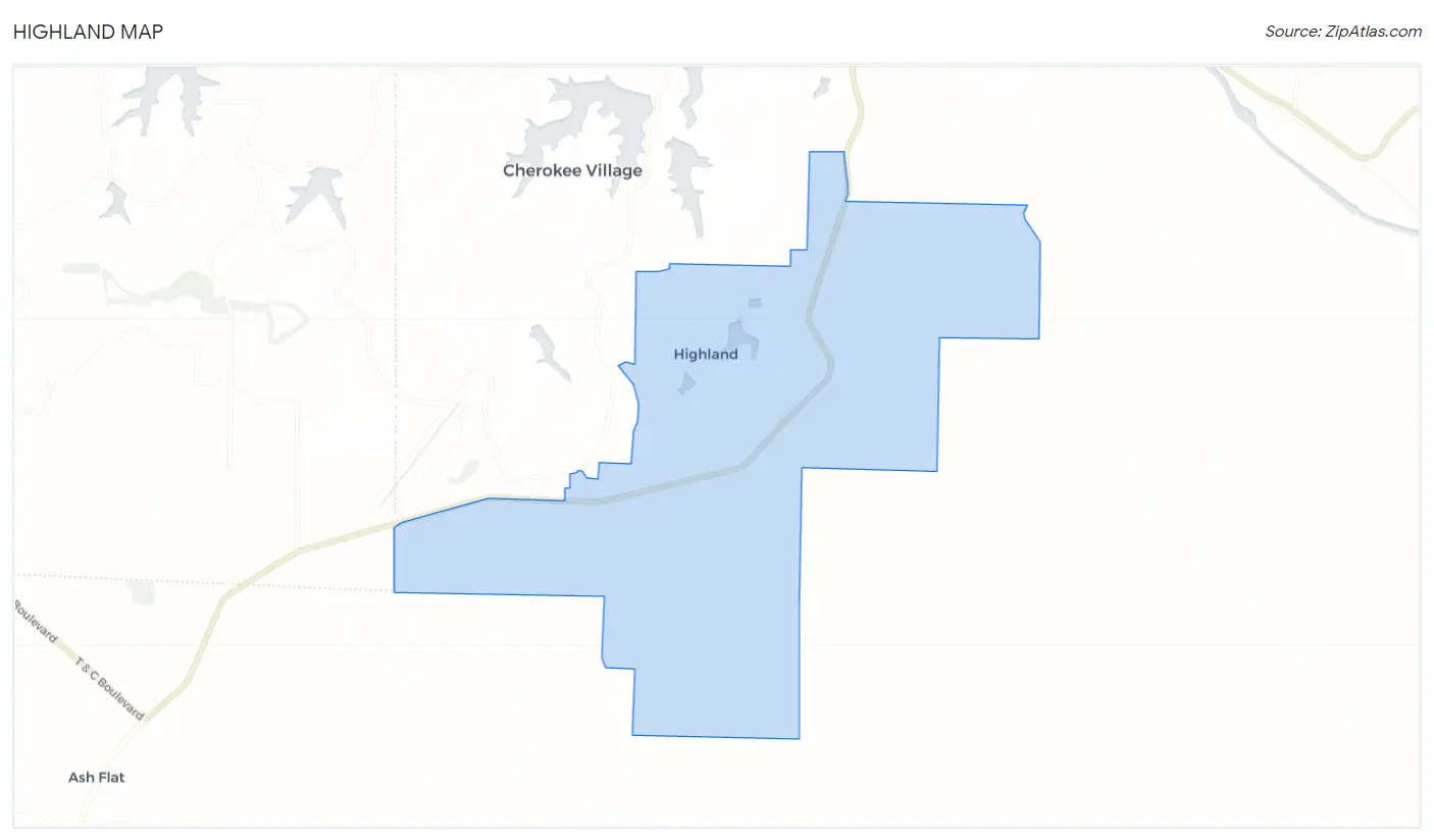 Highland Map