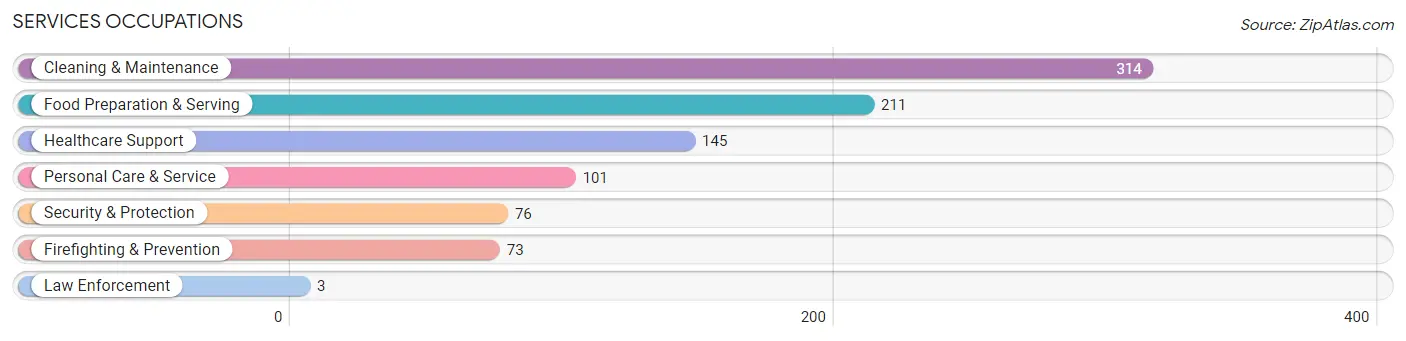 Services Occupations in Hot Springs Village