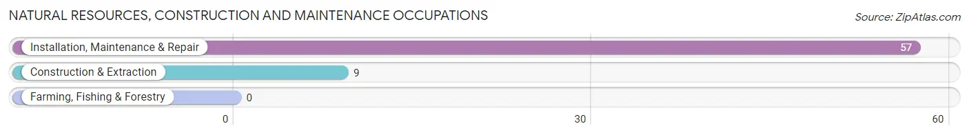 Natural Resources, Construction and Maintenance Occupations in Hughes