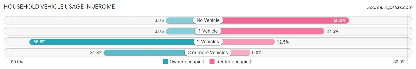 Household Vehicle Usage in Jerome