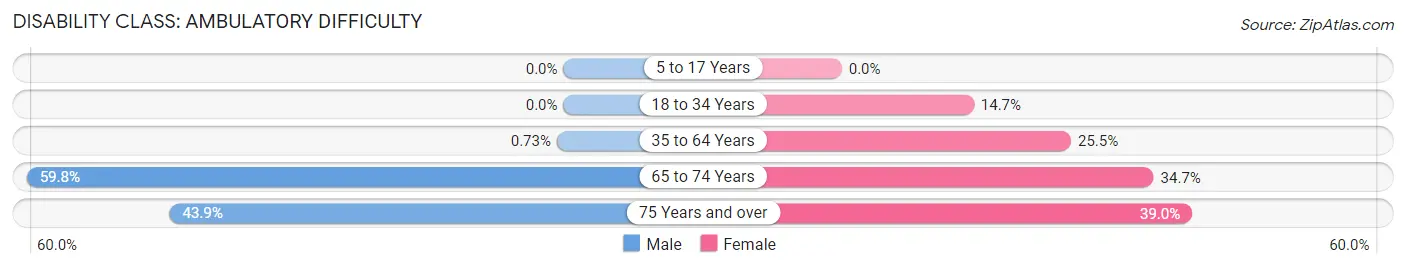 Disability in Marianna: <span>Ambulatory Difficulty</span>