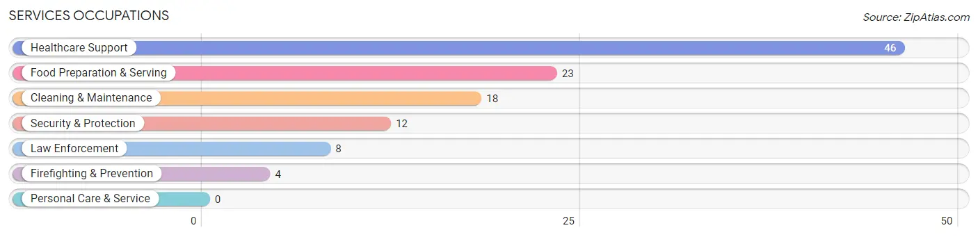 Services Occupations in McCrory