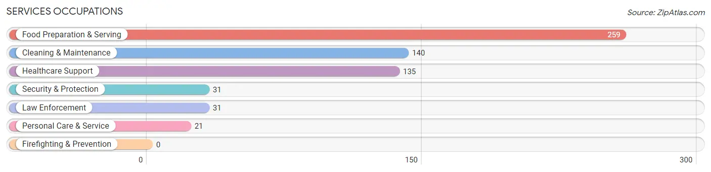 Services Occupations in Mena