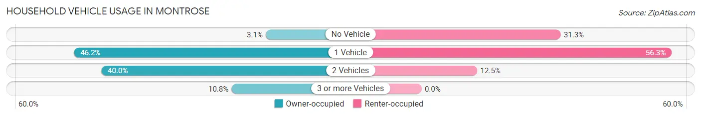 Household Vehicle Usage in Montrose