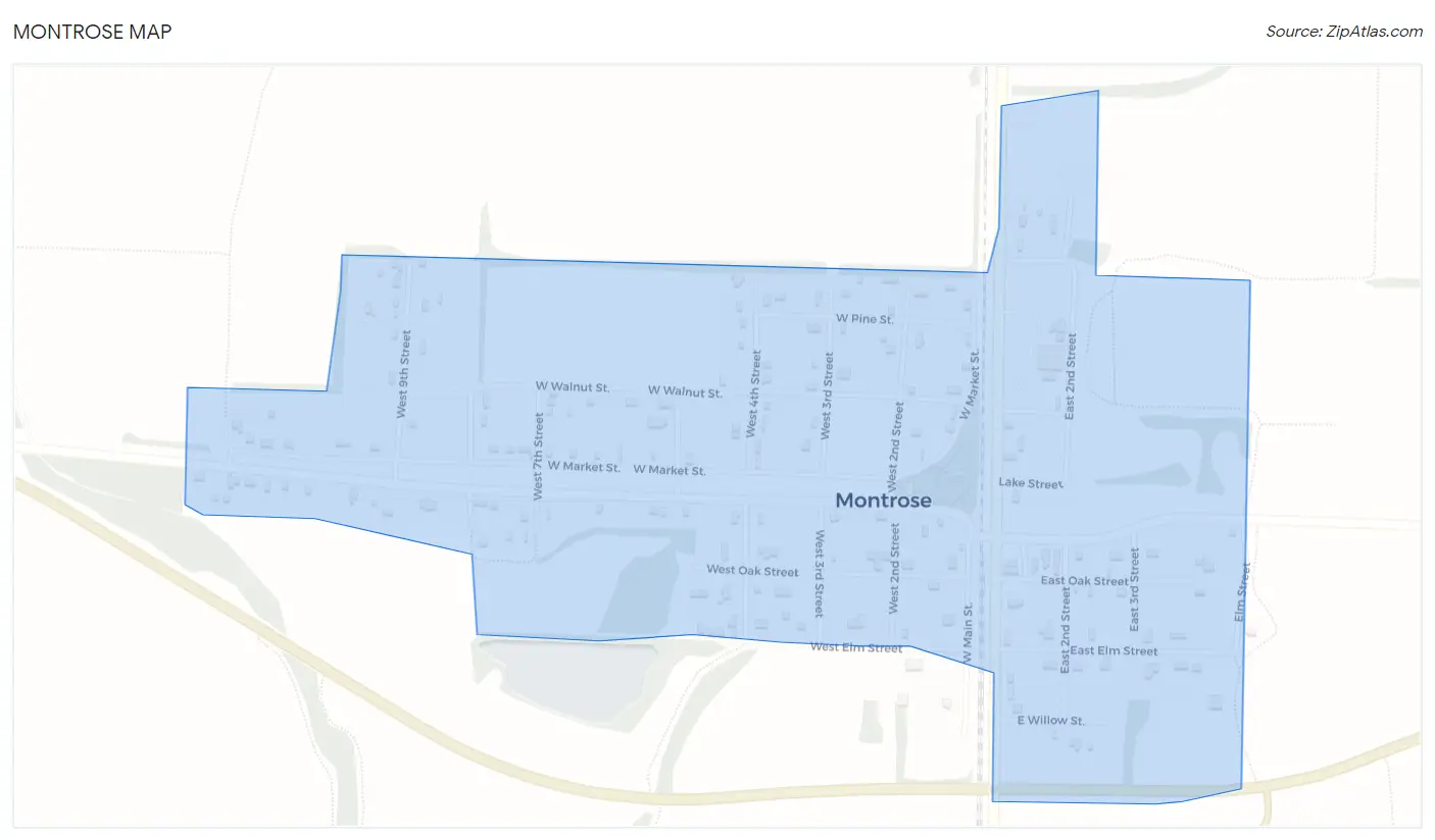 Montrose Map