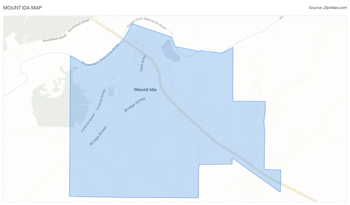 Mount Ida Map