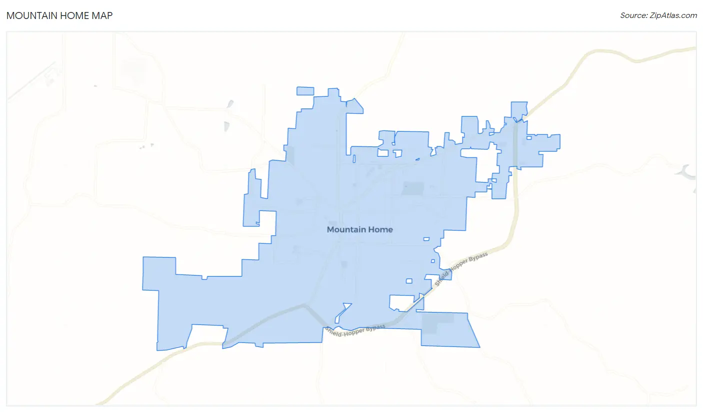Mountain Home Map