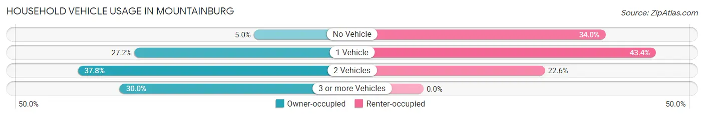 Household Vehicle Usage in Mountainburg