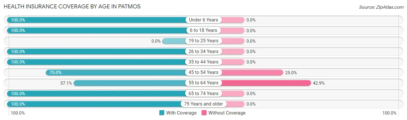 Health Insurance Coverage by Age in Patmos
