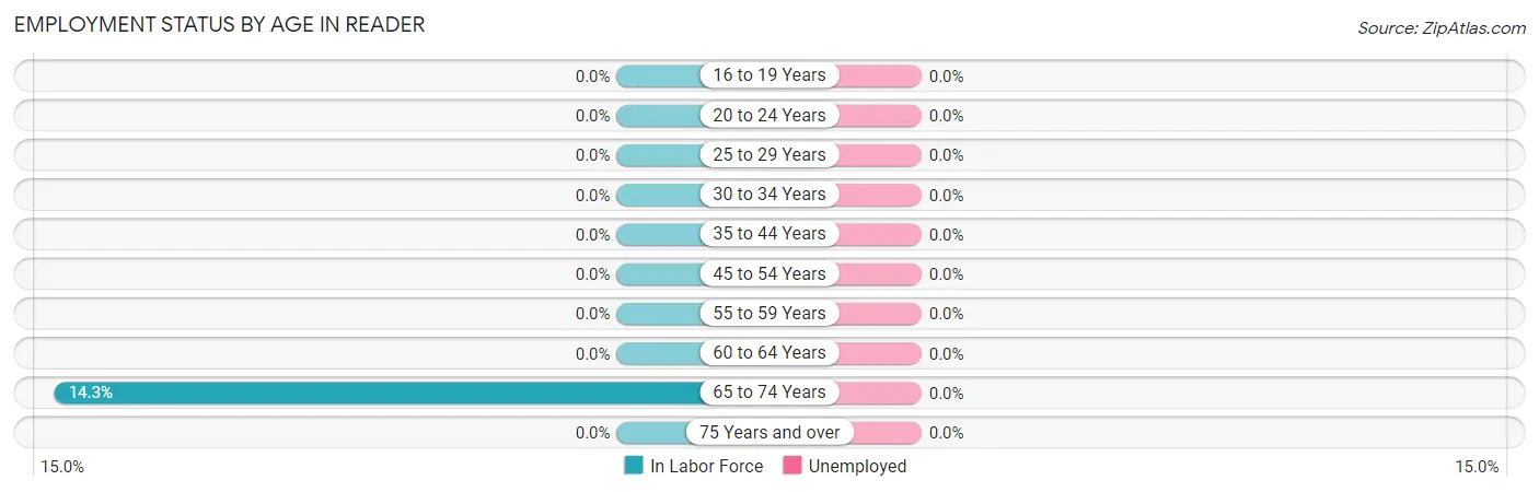 Employment Status by Age in Reader