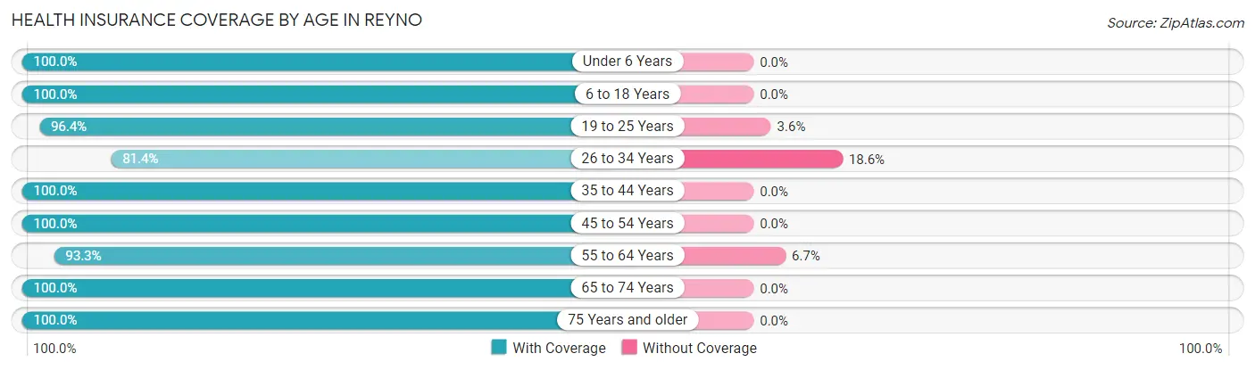 Health Insurance Coverage by Age in Reyno