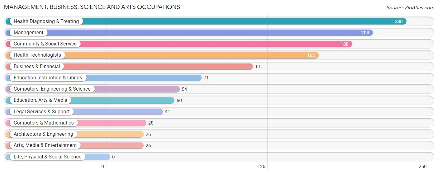 Management, Business, Science and Arts Occupations in Rockwell