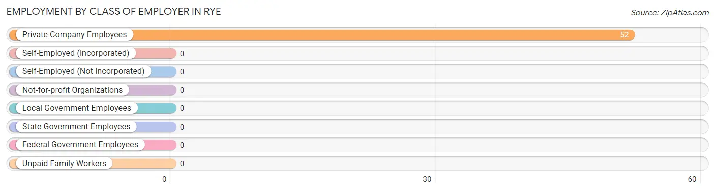 Employment by Class of Employer in Rye