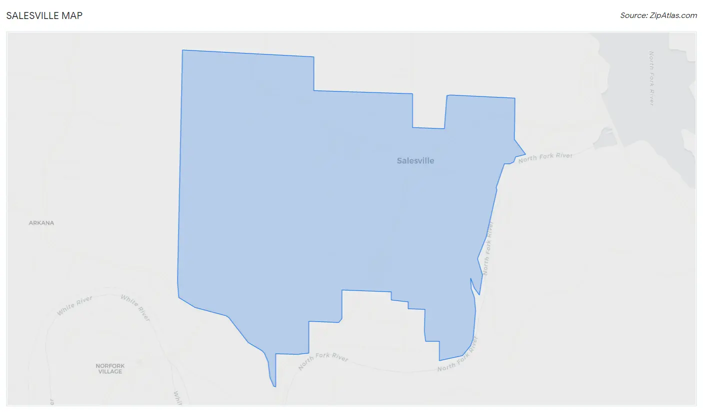 Salesville Map