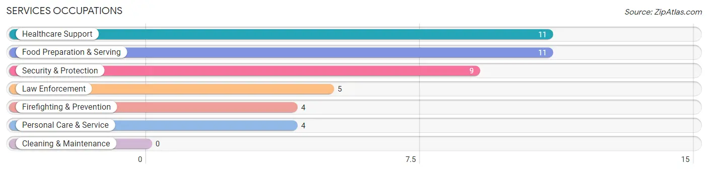 Services Occupations in Sulphur Rock