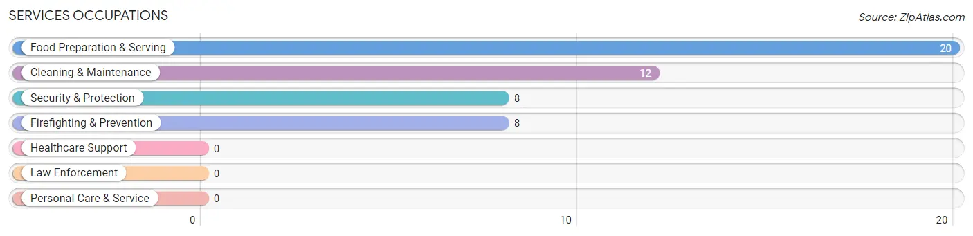 Services Occupations in Taylor