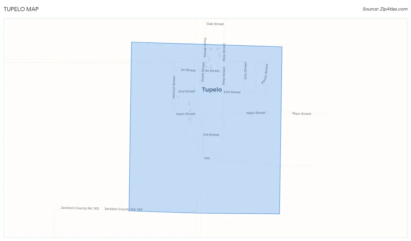 Tupelo Map