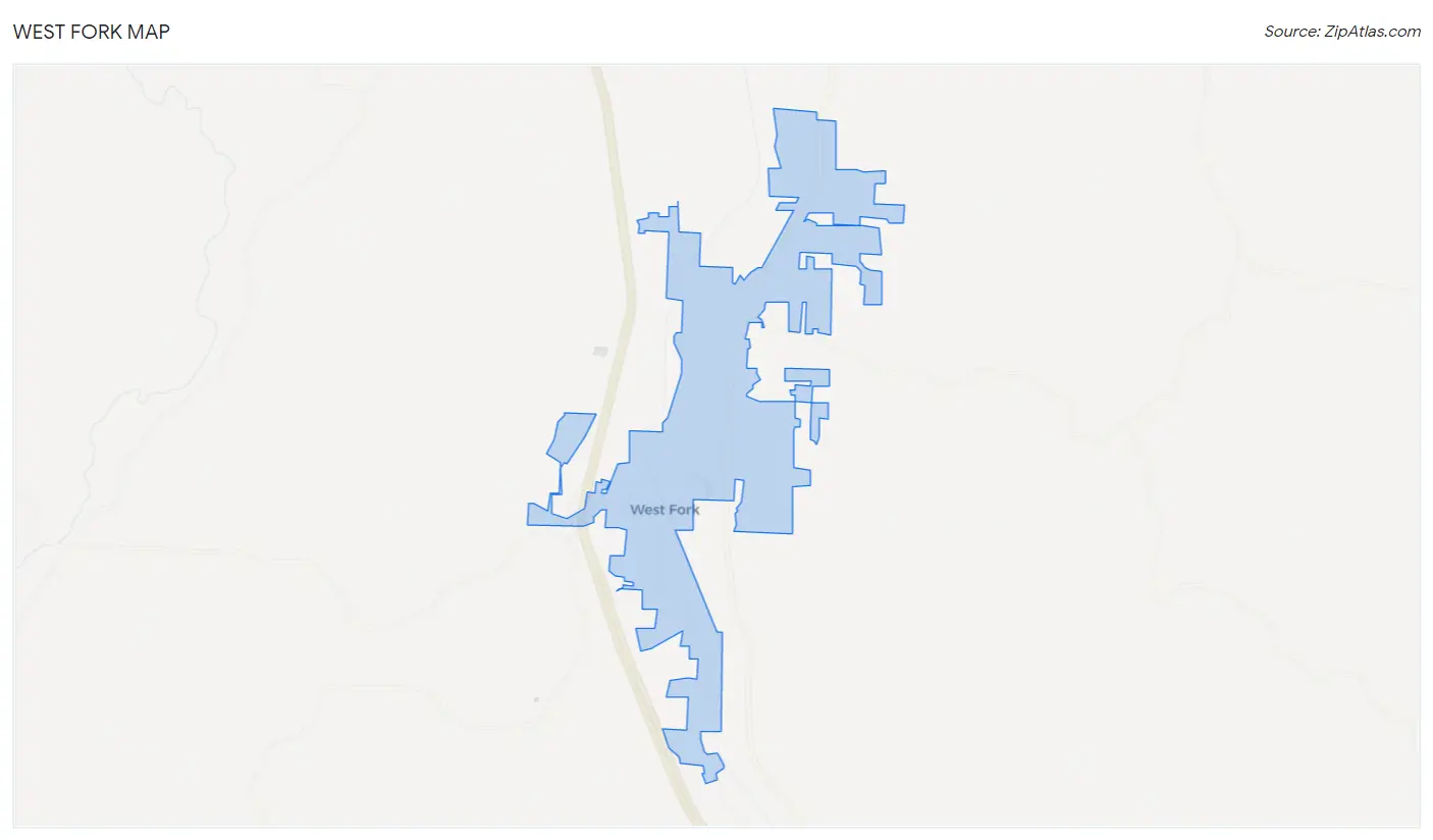 West Fork Map