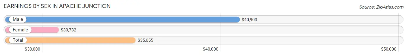 Earnings by Sex in Apache Junction