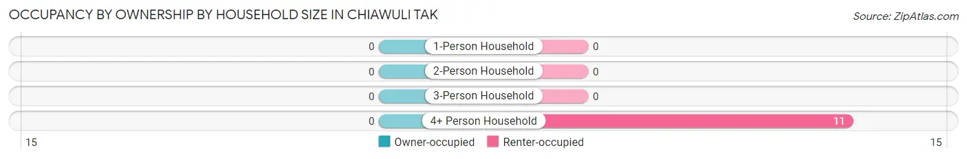 Occupancy by Ownership by Household Size in Chiawuli Tak