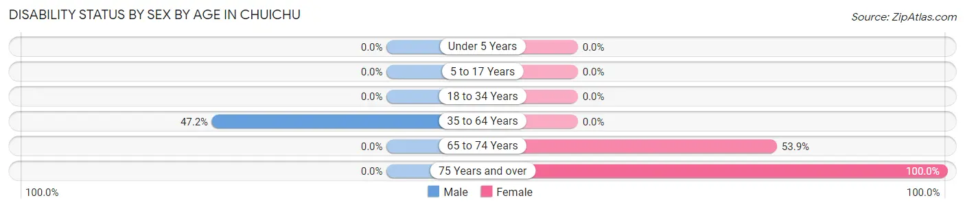 Disability Status by Sex by Age in Chuichu