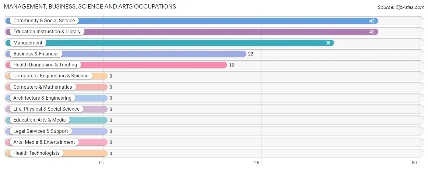 Management, Business, Science and Arts Occupations in Cibecue