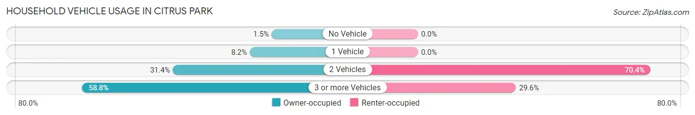 Household Vehicle Usage in Citrus Park