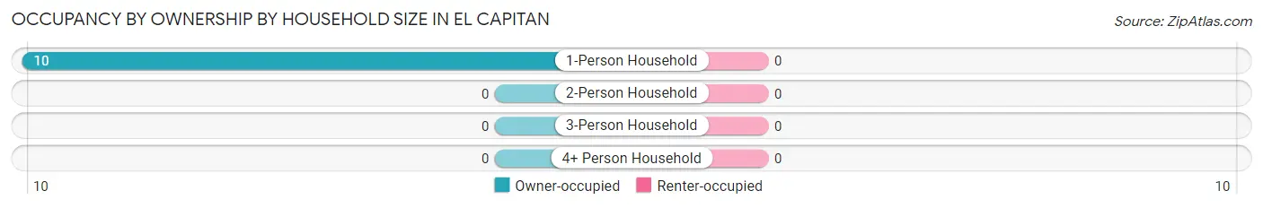 Occupancy by Ownership by Household Size in El Capitan