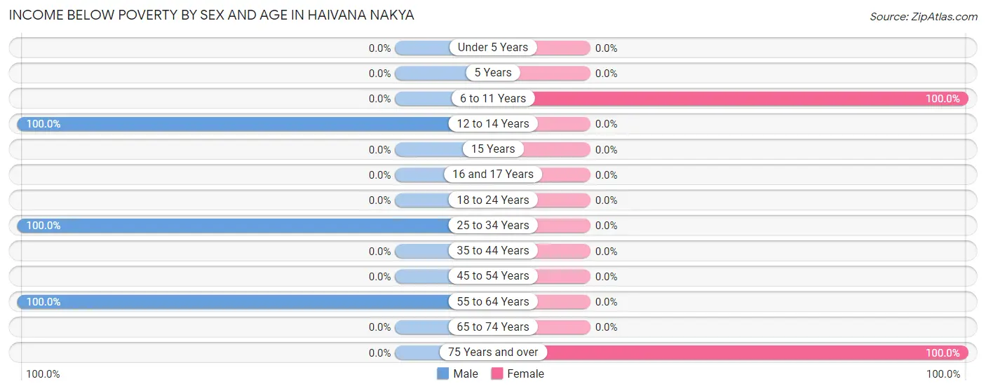 Income Below Poverty by Sex and Age in Haivana Nakya