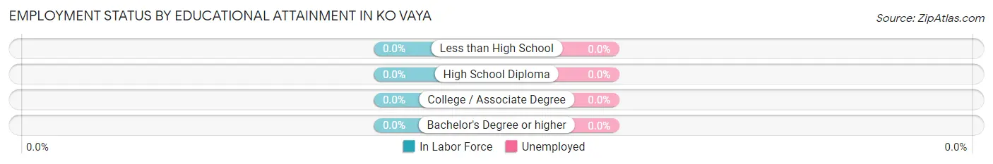 Employment Status by Educational Attainment in Ko Vaya