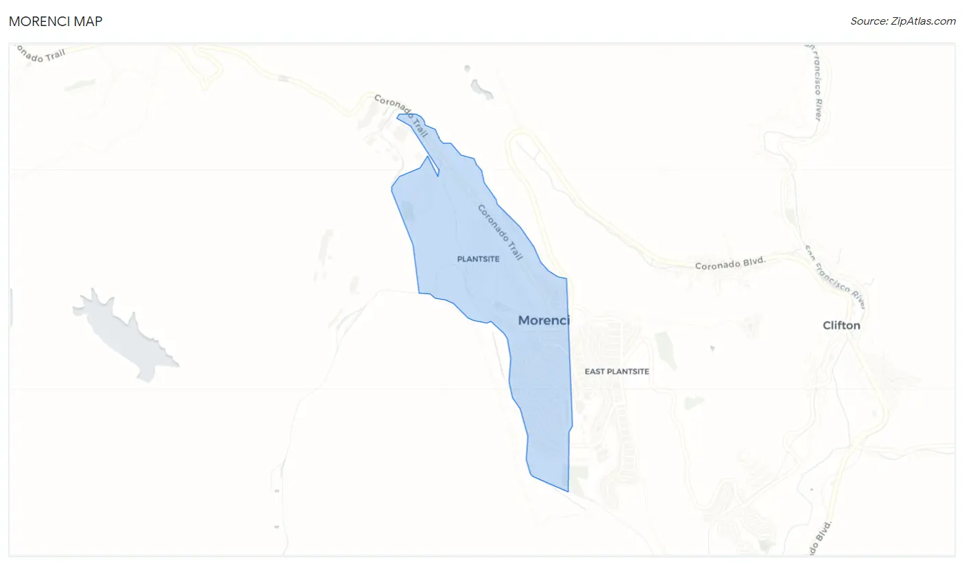 Morenci Map