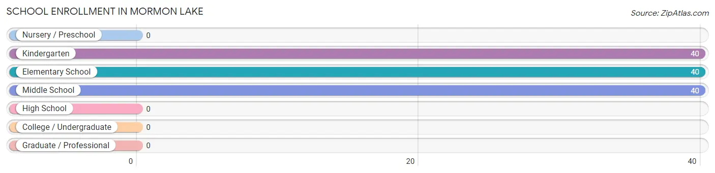 School Enrollment in Mormon Lake