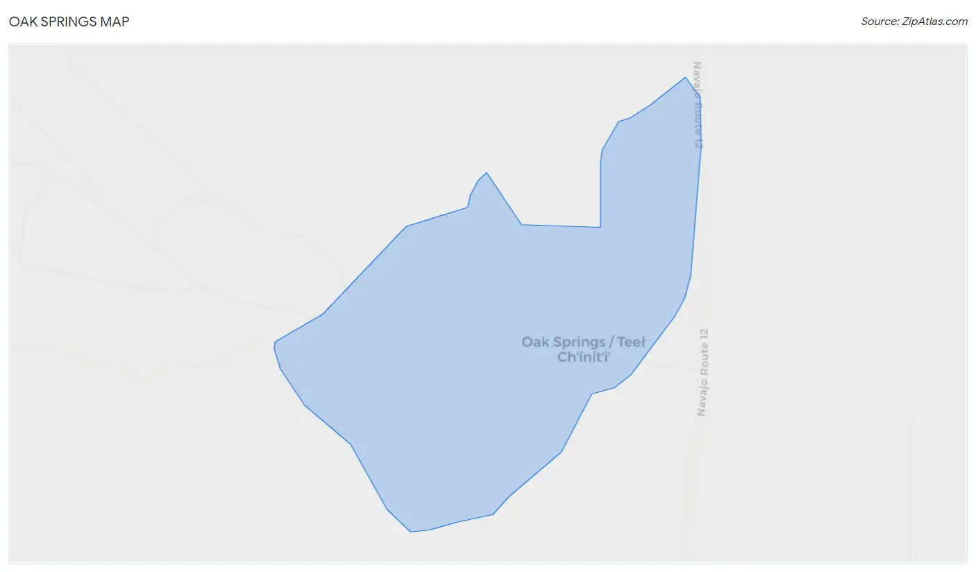 Oak Springs Map