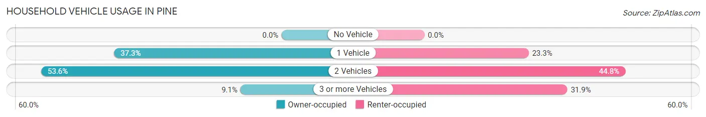 Household Vehicle Usage in Pine